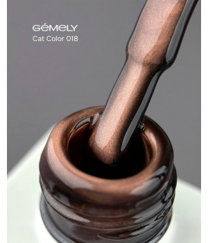 Гель-лак Gemely Cat color №018, 6 мл HEMA/TPO free